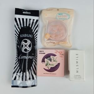 Bundle Of ML Smile, Kabuki, Eyelid, Eyelashes.